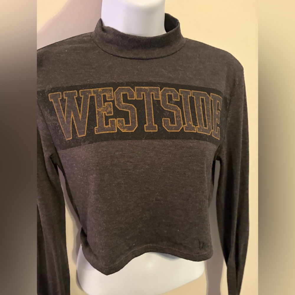 WESTSIDE waist crop top